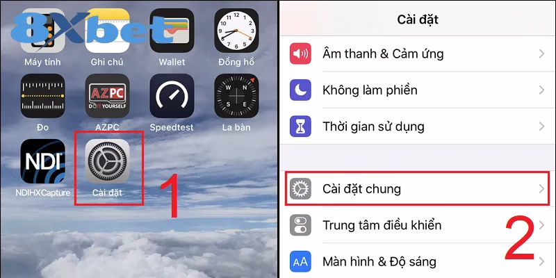Hướng Dẫn Chi Tiết Cài Đặt App 8XBET Cho Người Dùng Iphone